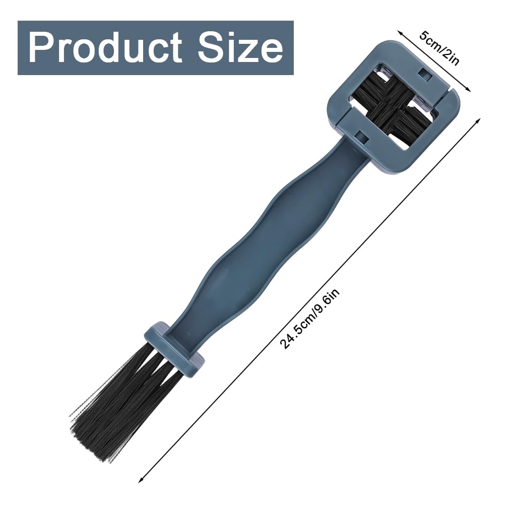 STHIRA Chain Cleaning Brush with Dual Head and Detachable 4-Side Scrubber for Bicycles & Motorcycles