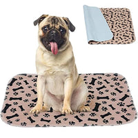 Qpets® 80*90cm Reusable Pee Pads for Dogs, Polyester Washable Diaper Pad, Dogs Diapers,Cool Bed Sheet for Pet,Delievery Pad, Pee Pads for Dogs(Brown)