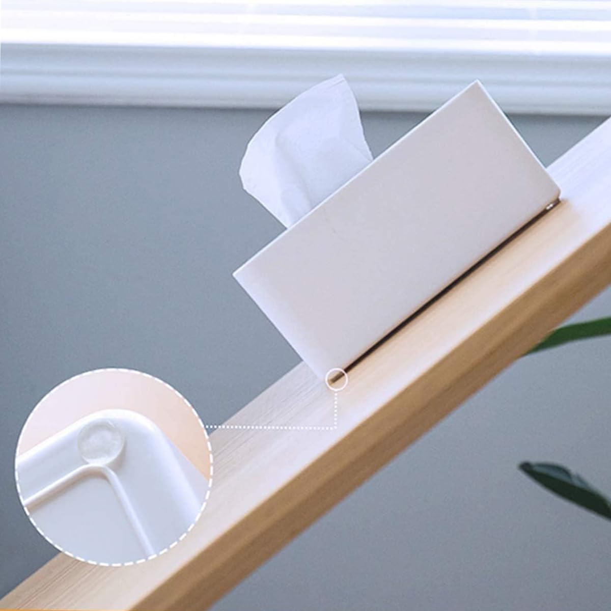 HASTHIP Adhesive Silicone Door Knob Bumper for Wall Protection featuring 165 pcs Clear Rubber Pads | Noise Reducing Home Furniture Shield