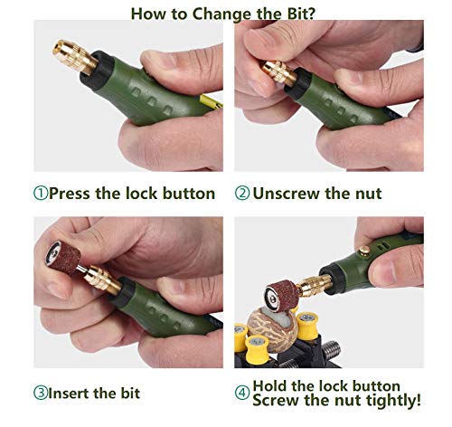 Hasthip Mini Handy Electric Power Drill Set for Cutting and Polishing with 0.5–3mm Range | 20W 12000rpm Portable Tool