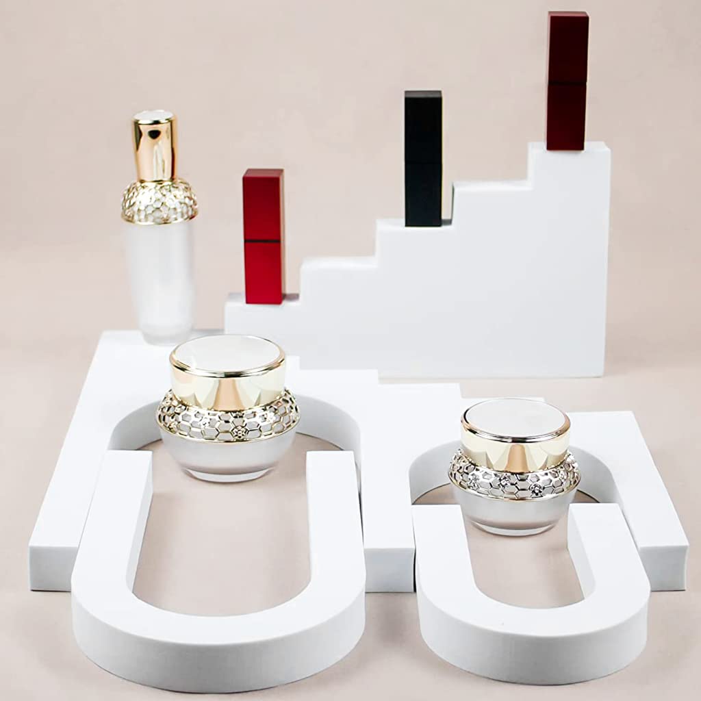 ZORBES Product Photography Props for Jewelry and Cosmetics with 6pcs EVA Ladder Set | Waterproof and Easy to Clean Display Stand