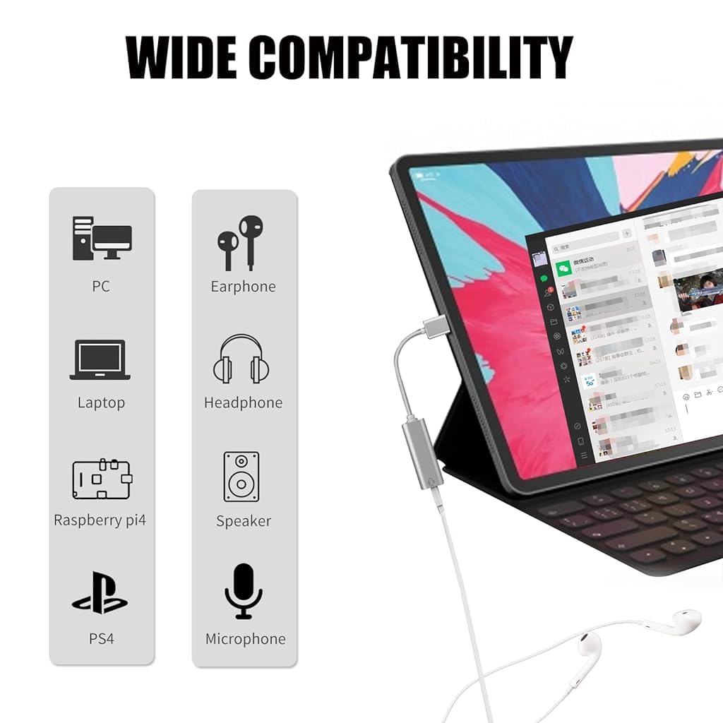 ZORBES USB Sound Card for PC and Laptop with Virtual 7.1 Channel DSP | Plug and Play Adapter