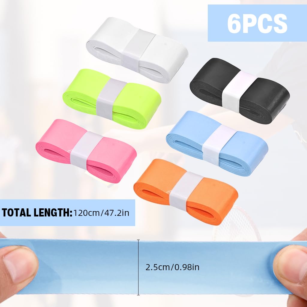 Proberos Badminton Grip for Tennis and Squash featuring Micro Perforated Anti Slip Tape | 6 Pcs