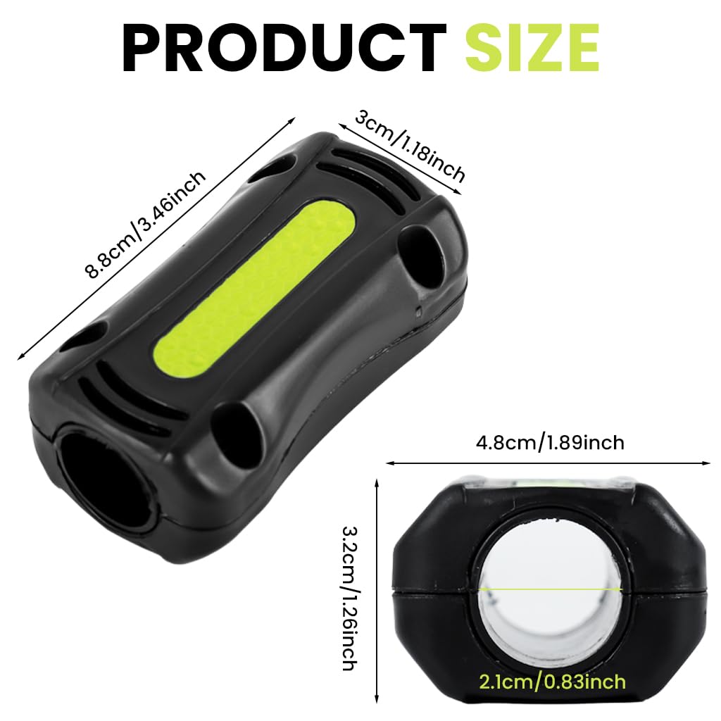 STHIRA Universal Motorcycle Bumper Protection Block with Reflective Tape for Safer Rides