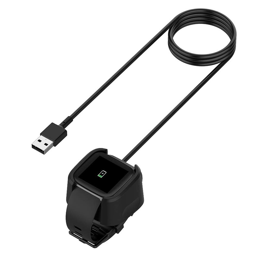 ZORBES USB Charger for Fitbit Versa 2 with Tight Connection Design and Overcurrent Protection
