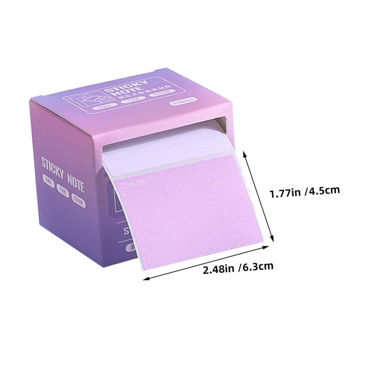 ZIBUYU Sticker Roll with Pull Out Distribution Box featuring 1.7 x 2.4 Inch Labels | Easy Dispensing