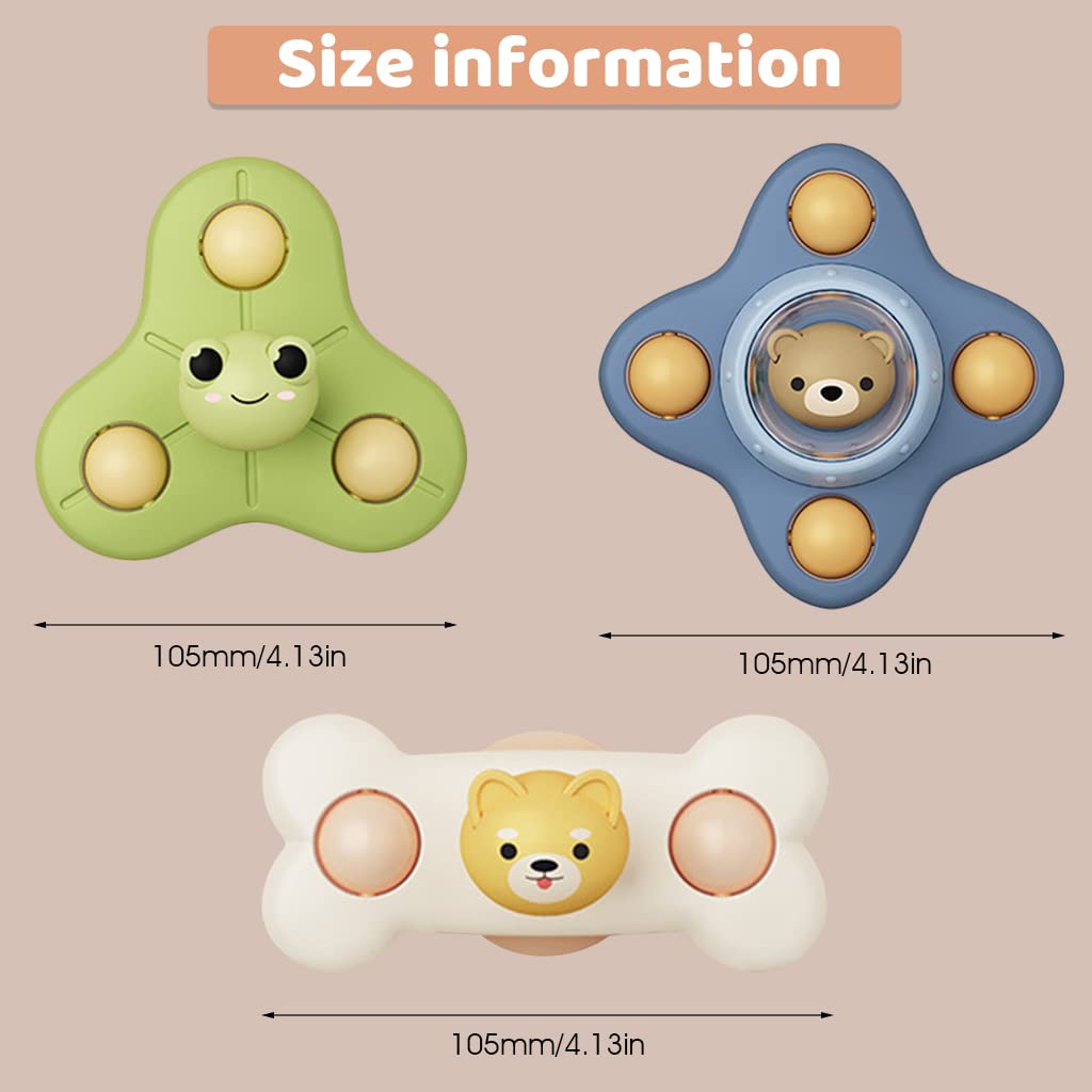 PATPAT Baby Bath Toys Set for Fun Water Play with Suction Design & Safe ABS Material | Gift for 1-3 Year Olds