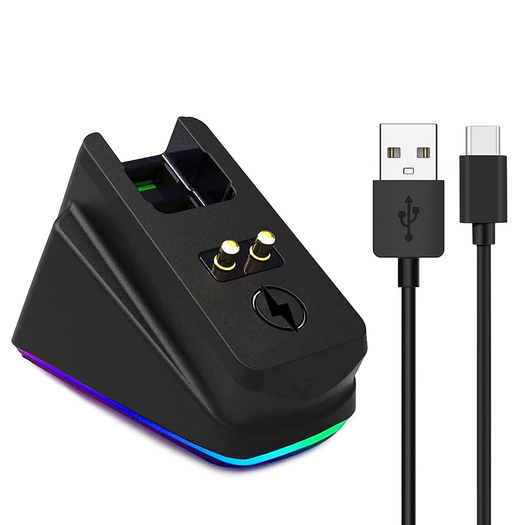 Verilux® Mouse Charging Dock for Razer Naga V2 HyperSpeed, Multi Protection Charging Dock Anti-Slip Base Mouse Charging Dock Compatible with DeathAdder V2 Pro, Naga Pro, Viper Ultimate