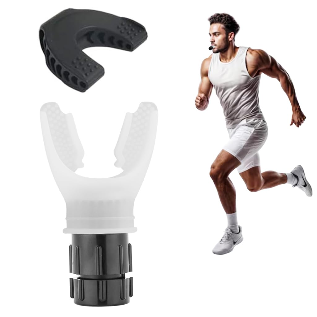 Proberos Respiratory Trainer for Lung and Jawline Exercise with Adjustable Resistance | Food Grade Silicone Fitness Breathing Device