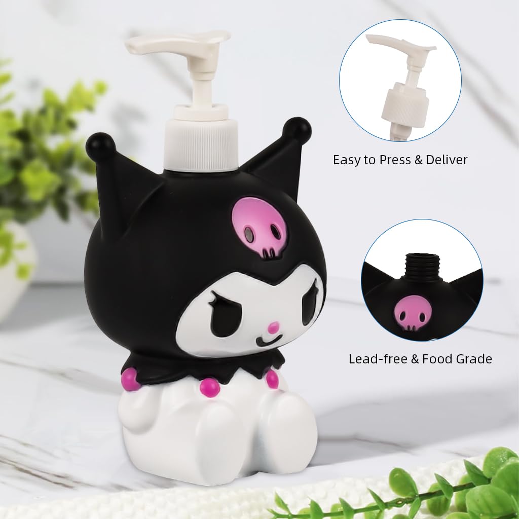 HASTHIP Liquid Soap Dispenser for Bathroom with 350ml Pump Head | PP Bottle for Kids