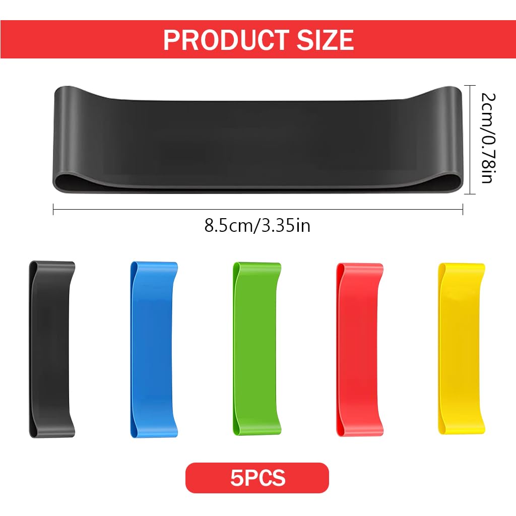 Proberos Finger Stretchers for Hand Exercise and Rehabilitation featuring 5 Resistance Levels | Durable Rubber Bands for Flexibility and Grip Training