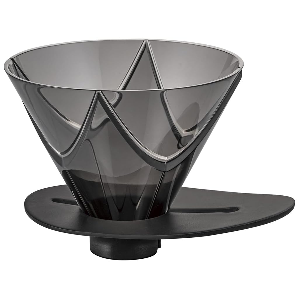 Supvox Pour Over Coffee Dripper with Ergonomic Grip and Heat Resistant Plastic | Universal Fit