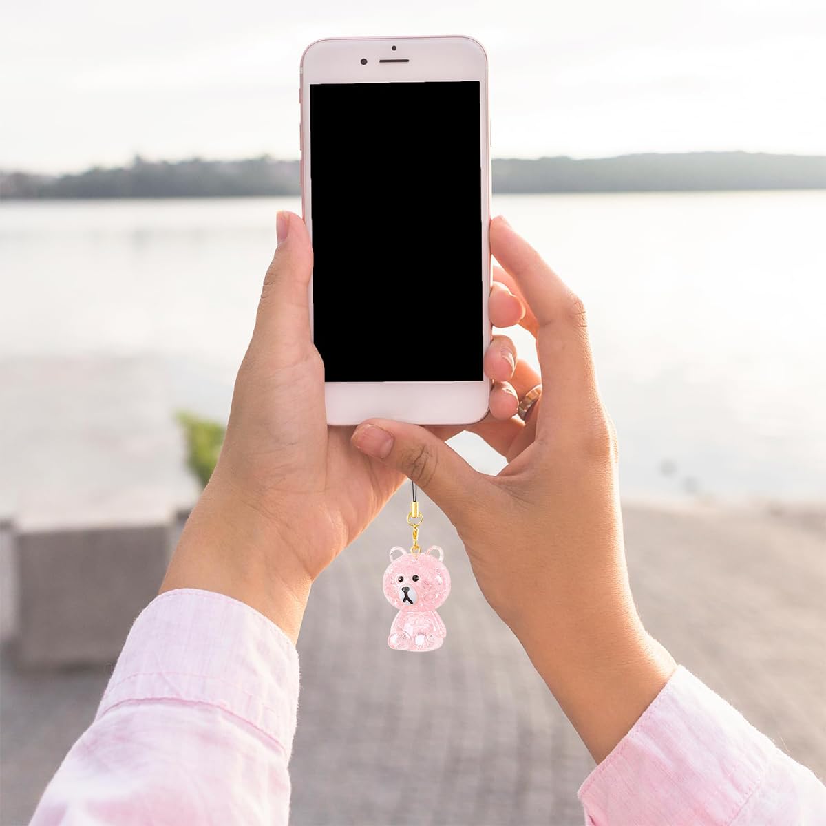 HASTHIP Lobster Clasp Lanyard Loops for DIY Crafts with Golden Clasps 100 pcs 2.6 in Nylon