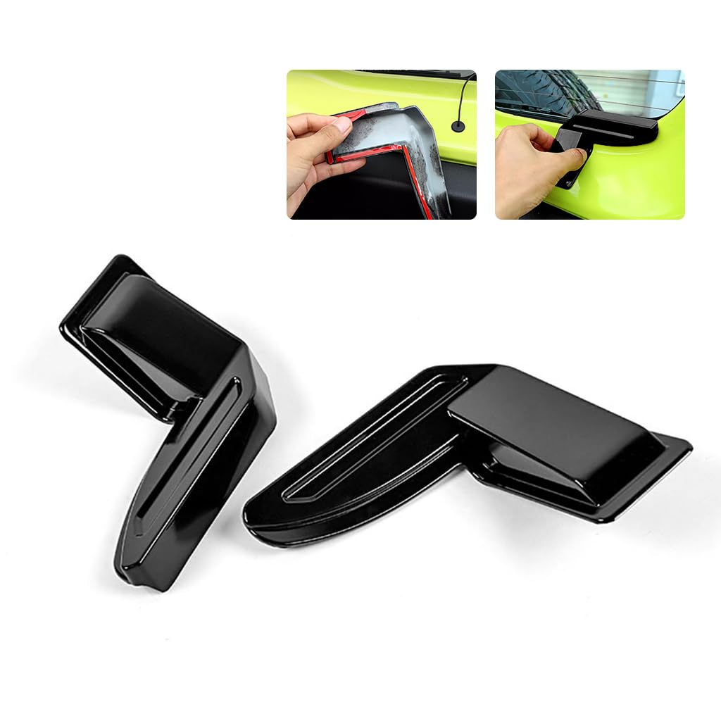 STHIRA Shield Covers for Suzuki Jimny 2019–2023 with Universal Fit Plastic Protection | 6PCS Rear Windshield Defroster Guards