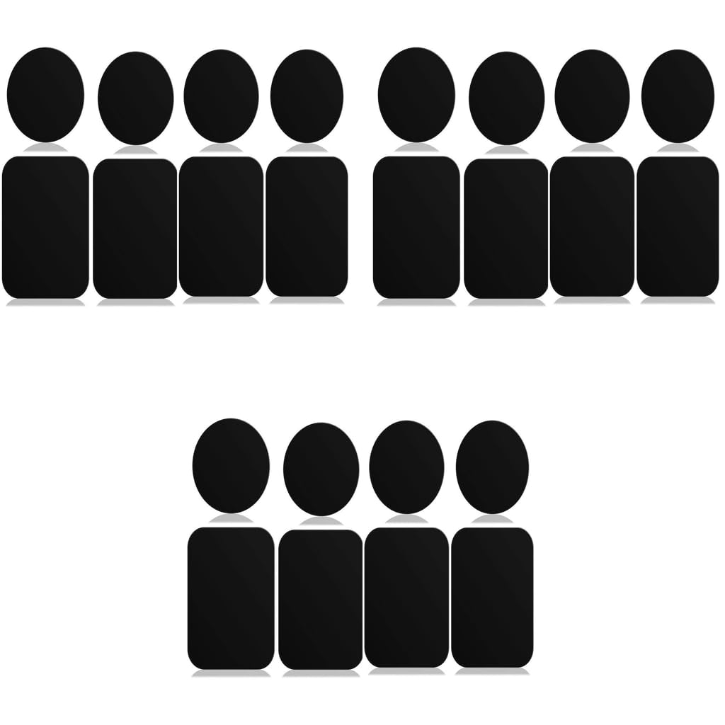 STHIRA Universal Metal Plate for Magnetic Car Mount with Strong Adhesive | 24PCS Set
