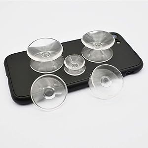 ZIBUYU® Suction Cups for Glass Double Sided PVC Plastic Sucker Pads 30mm White 20 Pieces 40PCS