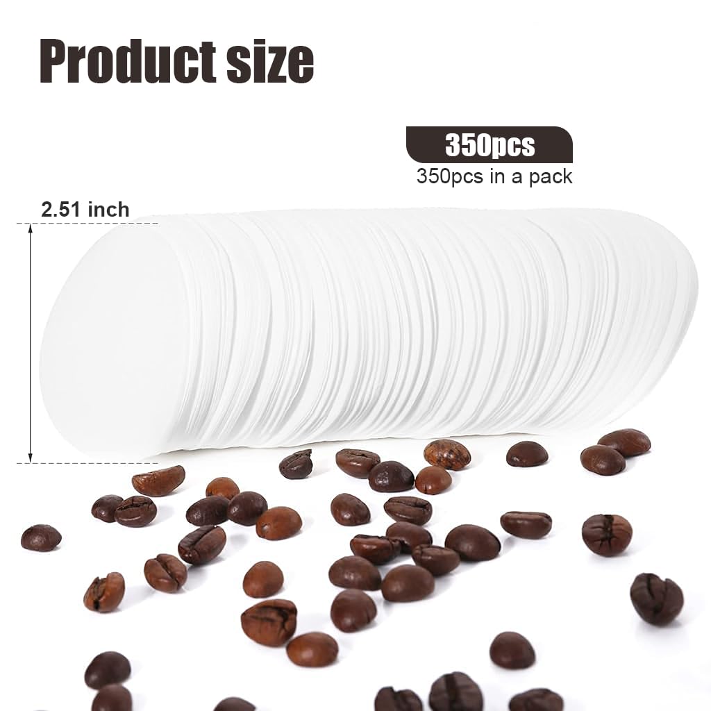 Supvox Coffee Filter Papers for Aeropress featuring 350 disposable white round filters | clean brew
