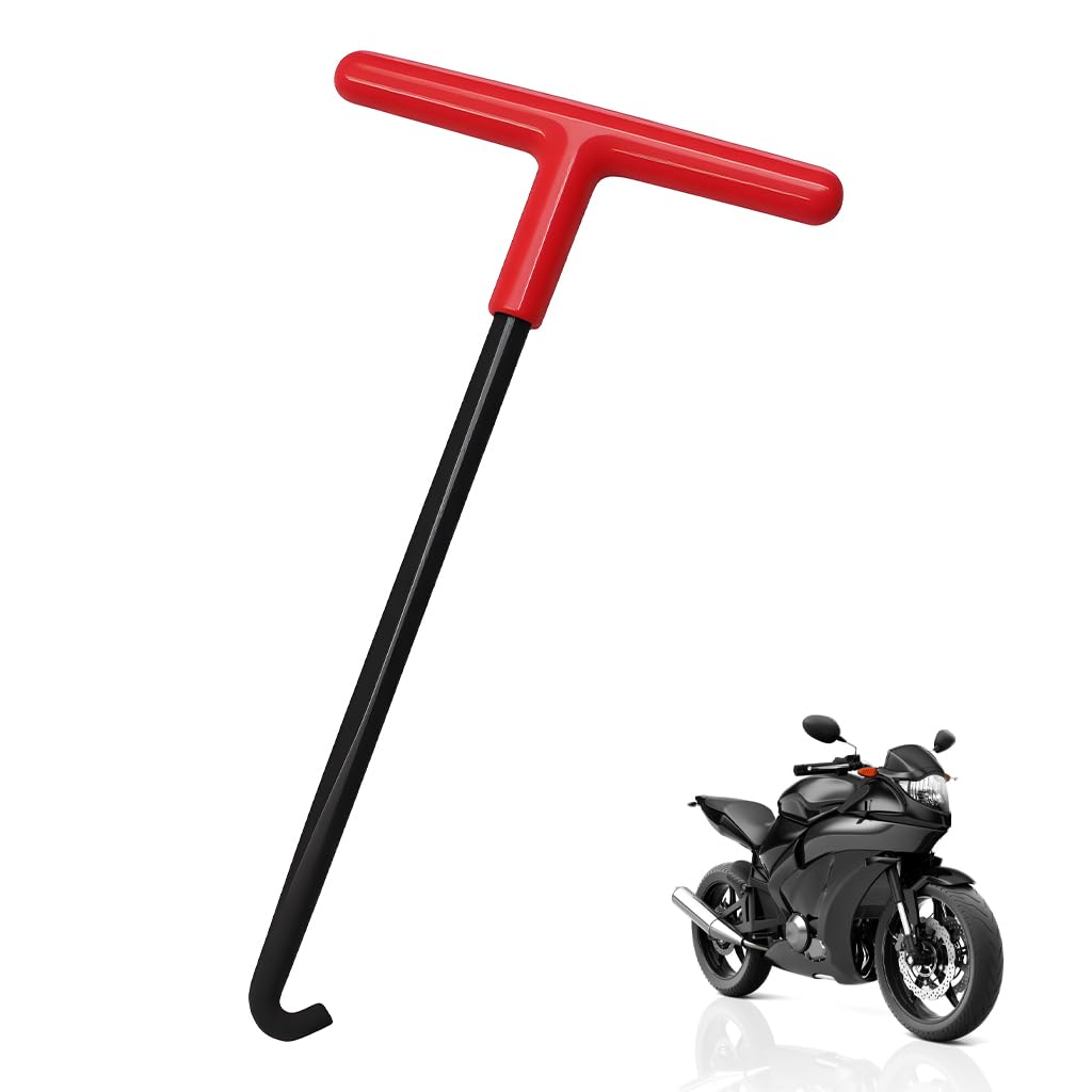 STHIRA Motorcycle Brake Hook Tool for Brake Spring Removal with 5.9 in T Handle | Hardened Steel