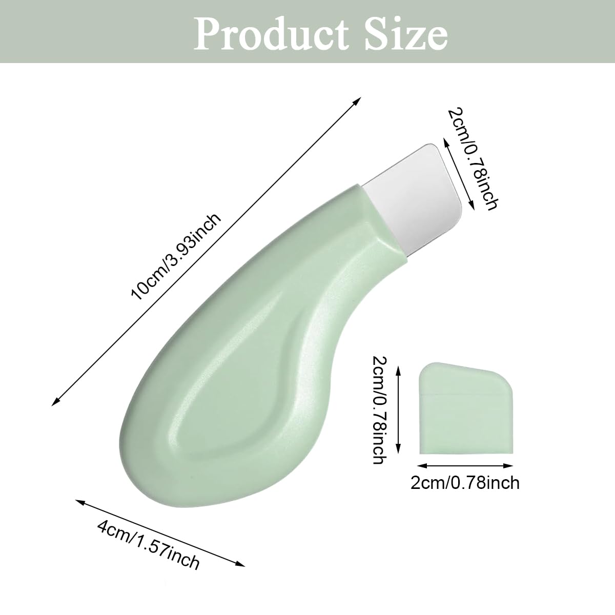 MAYCREATE Blackhead Removal Tool for Deep Cleansing with Silicone Handle | 3 PCS Stainless Steel Scrubber for Men and Women