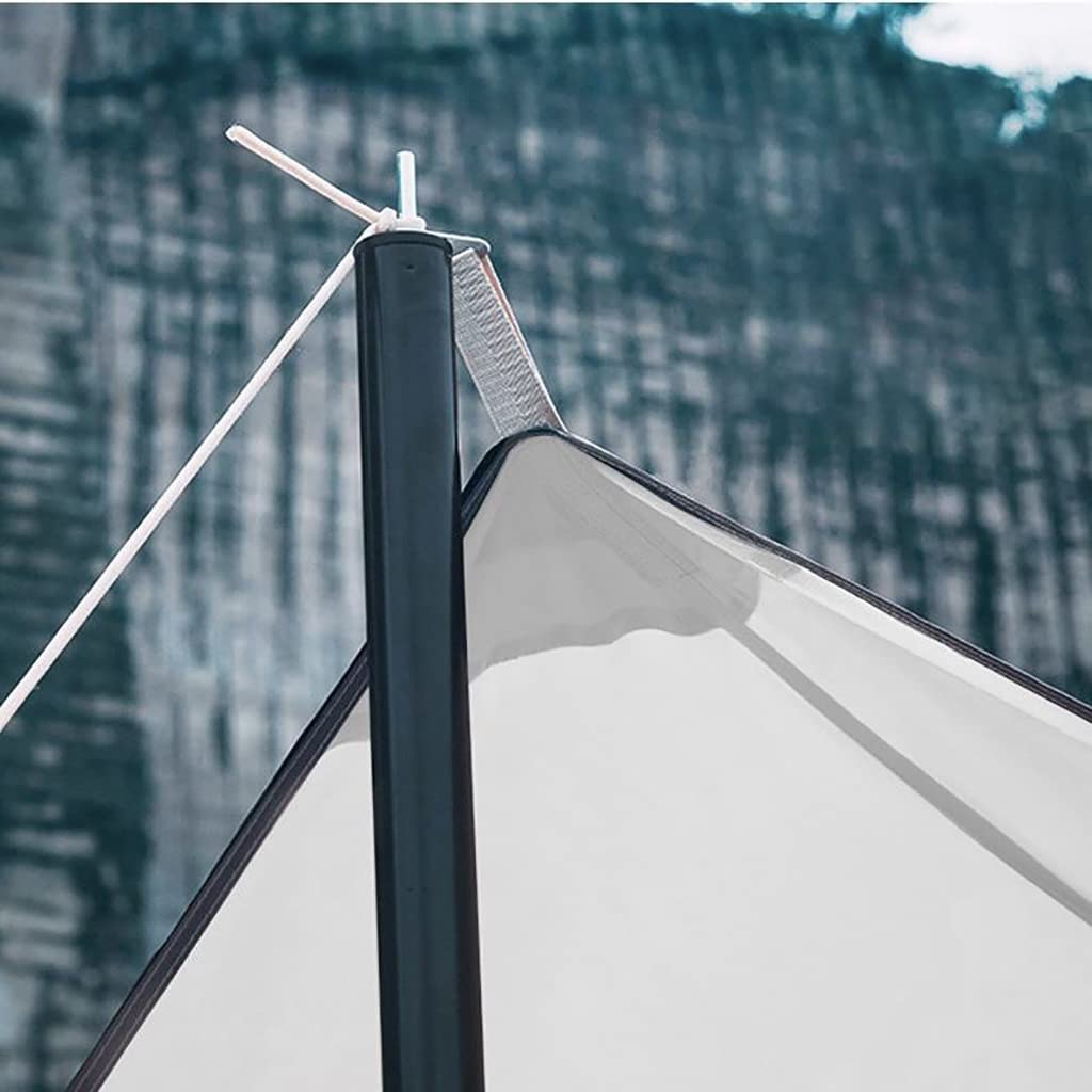 Proberos Sunshade Canopy for Camping and Picnic featuring 10x10ft Size and 210D Oxford Fabric | UPF 50+ UV Protection with Black Coating Lining