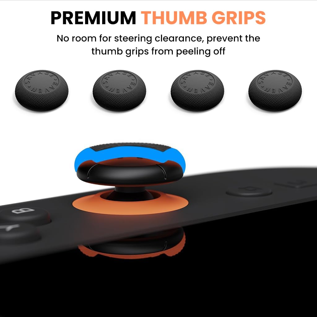 ZORBES Thumb Grips for Switch Joy-Con featuring Anti-Slip Silicone Caps | 3 Pairs Gaming Accessories