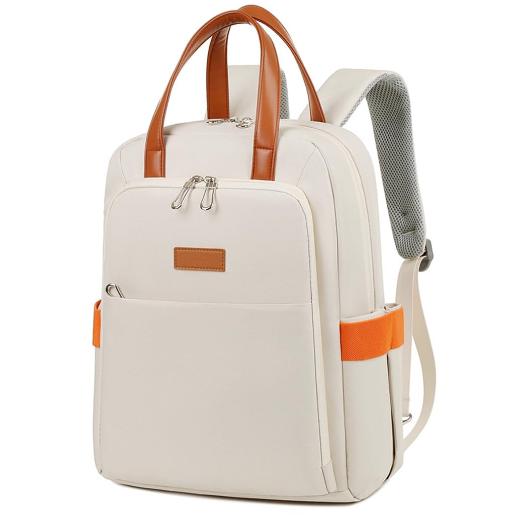PALAY Laptop Backpack for Women Fashion Casual Backpack 15.6 inches Laptop Backpack with Handle Double Layer Waterproof Oxford Cloth Travel Backpack Office Laptop Bag, 30x12x41cm