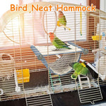 Qpets® Bird Nest for Cage, Hanging Bird Nest Warm Bird Hammock, Cage Bird Nest Small Pet Bed for Parakeet Budgies Cockatiels Lovebird Cockatoo Finch Hamster Chinchilla Guinea Pig