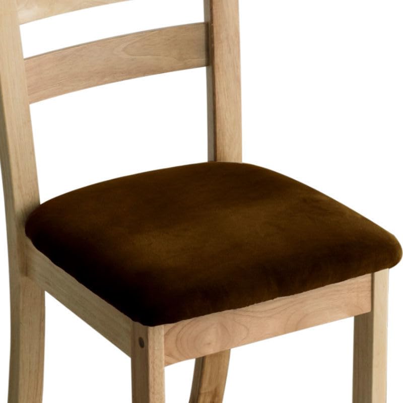 HASTHIP® Dining Chair Cover Set of 6 - Slipcovers with Skirt Super Fit Spandex Chair Seat Protector Cover for Dining Room, Hotel, Ceremony-Dark Brown