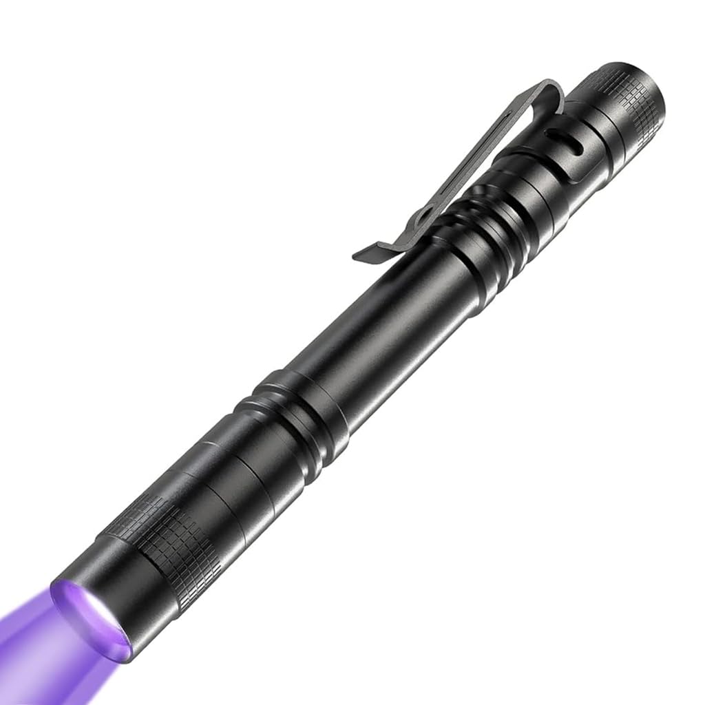 ELEPHANTBOAT UV Pen Light for Pet Urine and Scorpion Detection featuring 395nm Beam | Waterproof Aluminum Alloy Flashlight