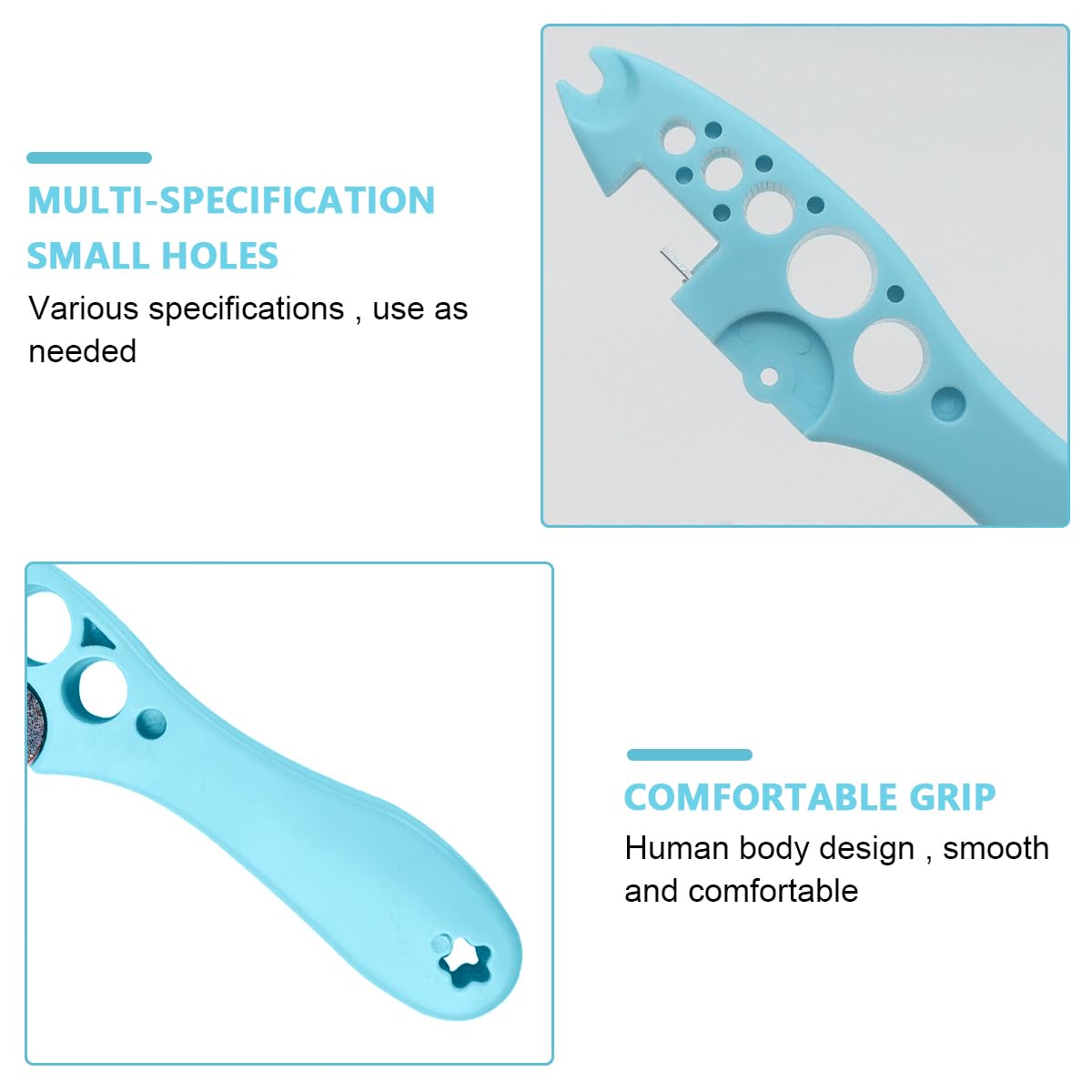 HASTHIP Ampule Cutter for Medical and Home Use with 5 Replaceable Grinding Wheels | Blue 3 PCS