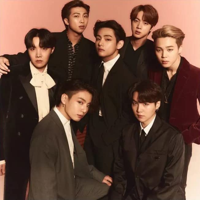 HASTHIP 5D Diamond Painting Kit for BTS Portrait Art with Full Drill 11.8x15.7 in | Gift for Fans