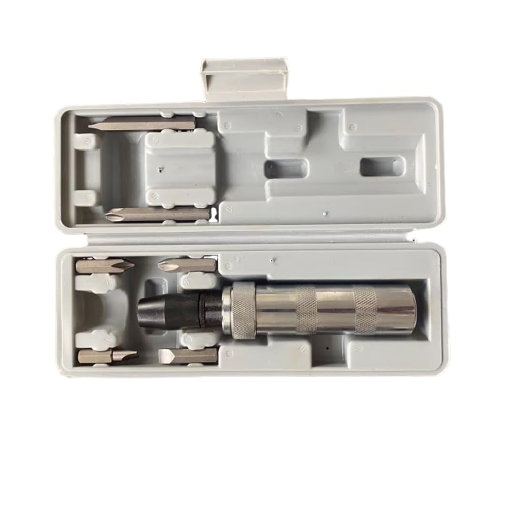 Serplex Impact Driver Bit Set for Wood Metal and Concrete with Ergonomic Handle | 7pcs Alloy Steel Kit