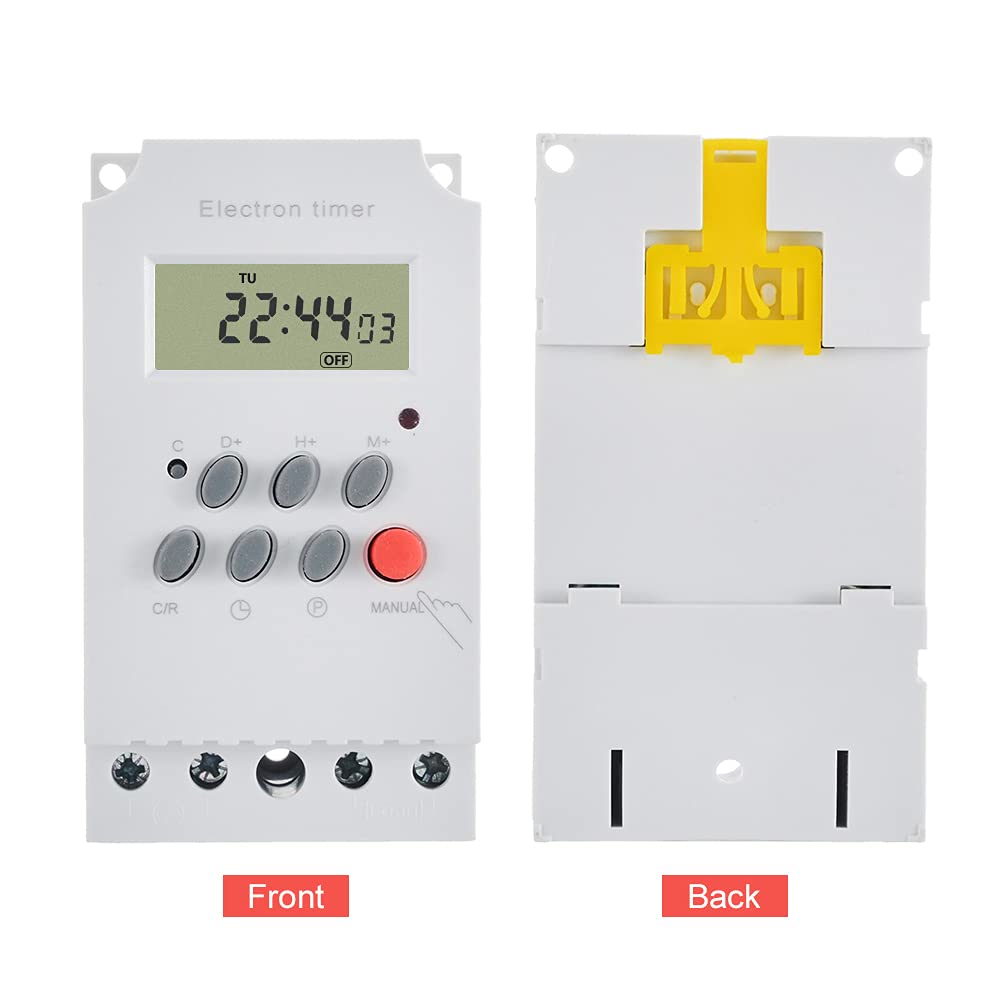 Supvox Blackt Electrotech (BT41D4) : Digital Electronic Timer Switch 220V 25Amp DIN RAIL Programmable