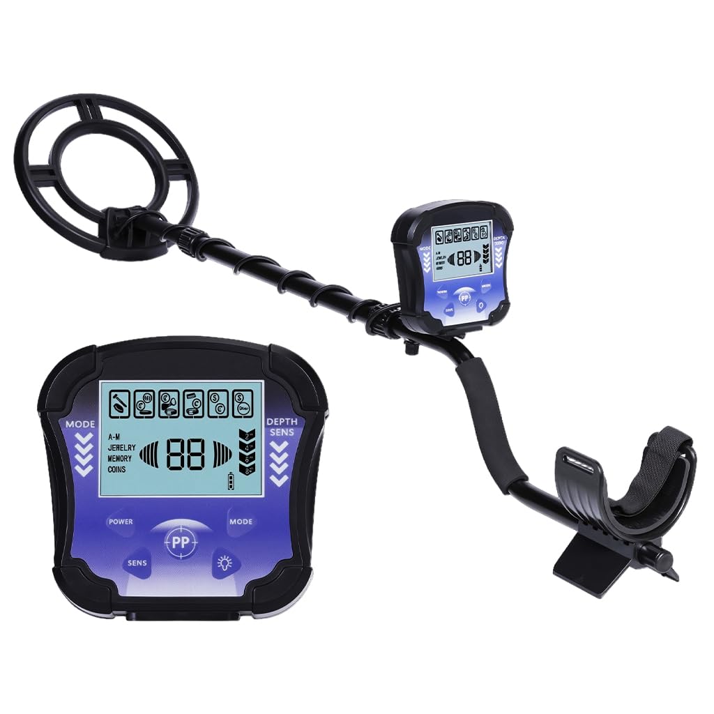 HASTHIP Metal Detector for Treasure Hunting with 10 in Disc and Ergonomic Handle | LCD Display