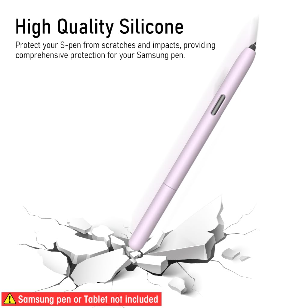 Silicone Sleeve Case for Samsung Galaxy Tab S7 and S7 Plus S Pen | Non Slip Smooth Cover