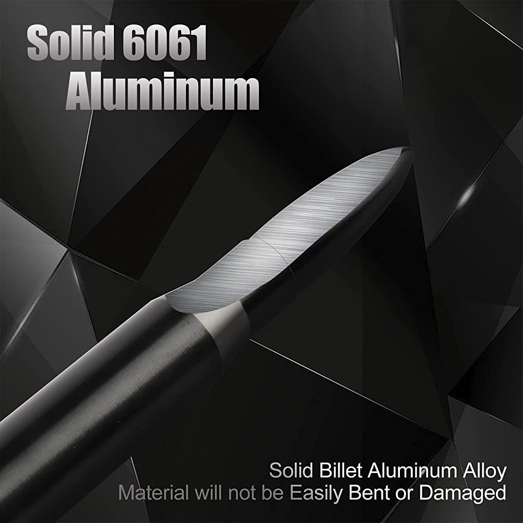 ZIBUYU Bullet Car Antenna for Trucks featuring Screw Installation and 5.5 in Aluminum Build | Blue Universal Replacement