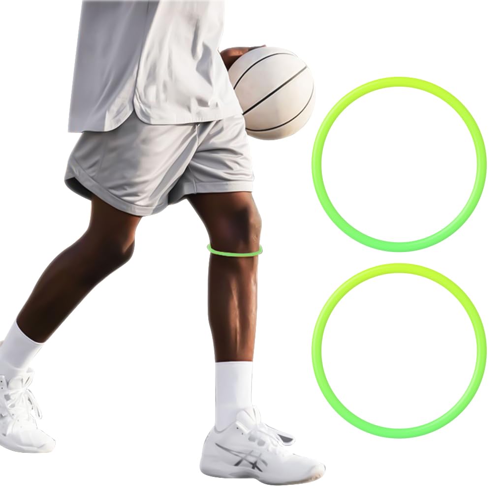 Proberos Patella Support Band for Running and Basketball with Anti Slip Silicone | Glow in the Dark Design