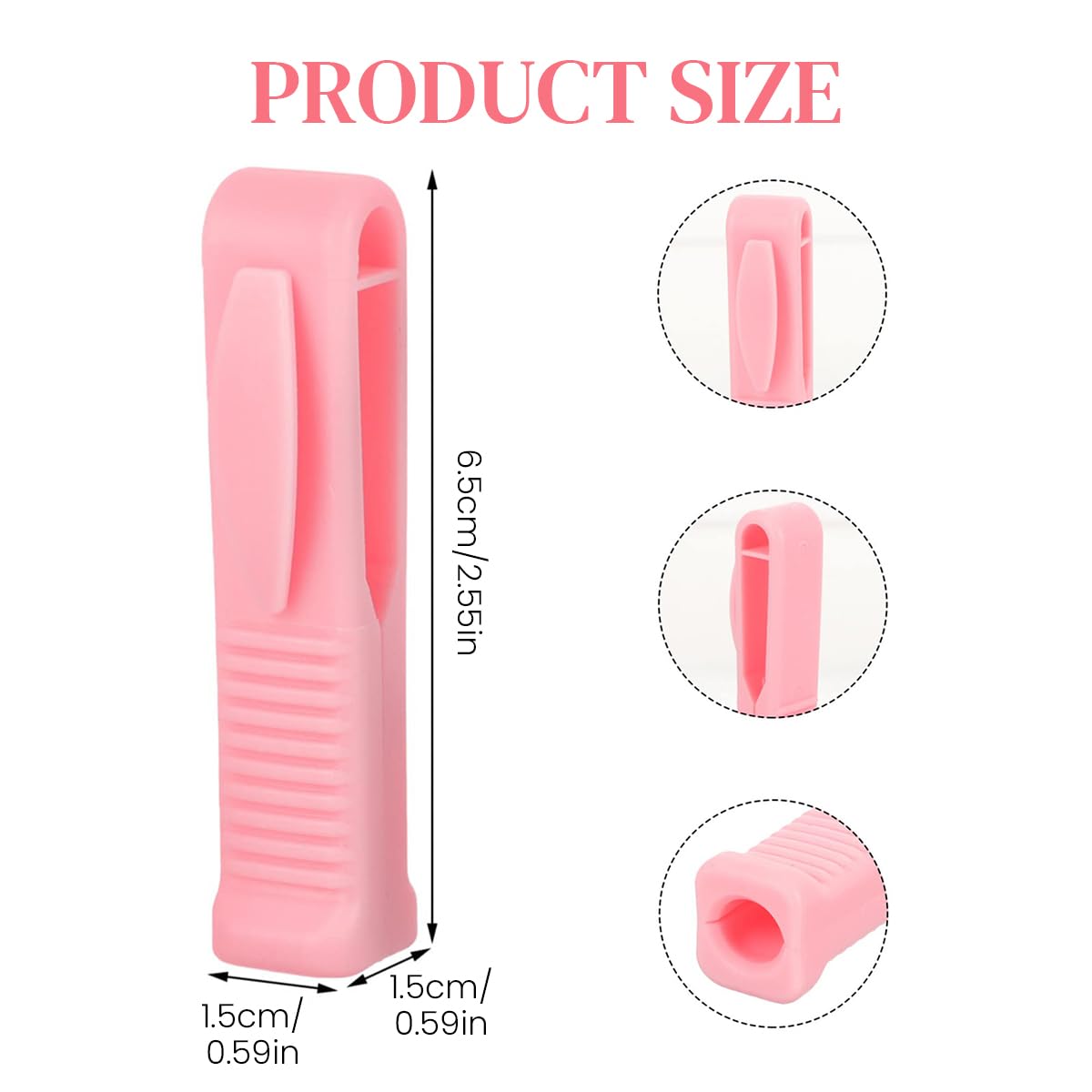 HASTHIP Ampule Cutter 6Pcs for Hospitals and Clinics with 6 Sharp Grinding Wheels | Pocket Clip Design for Doctors and Nurses