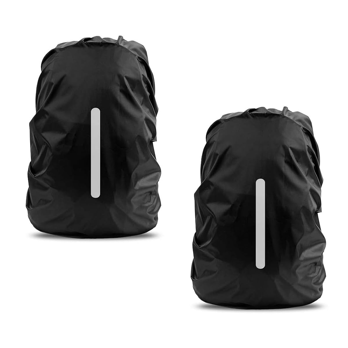 Proberos® Rain & Dust Proof Protector, Backpack Rainproof Cover with Safety Reflective Strip Anti-Theft Cover, Dustproof Rain Cover Bag for School, Trekking & Camping Bags (30-45L 2pcs)