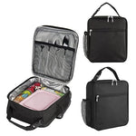 HASTHIP® Lunch Box Insulated Soft Bag, Food Safe Durable Lunchbox for Men Women Adults, Small Lunchbox for Work Picnic, Reusable Lunch Bag Portable Lunch Tote, Black