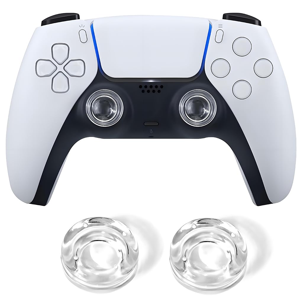 ZORBES Thumb Grips Caps for Switch and Xbox PS5 PS4 Controllers featuring 2PCS Soft Silicone Anti Slip Design | Improves Joystick Control