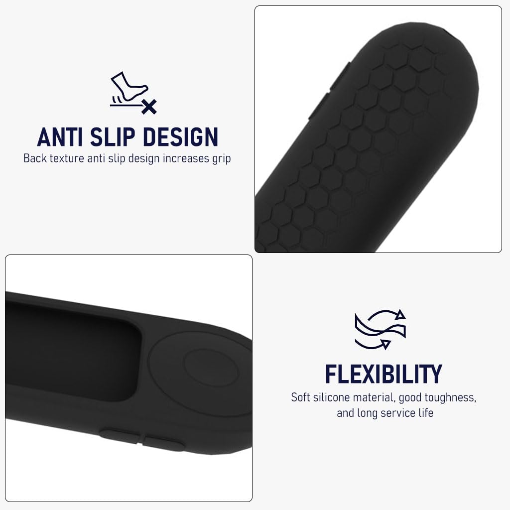 ZORBES Remote Control Cover for Google Chromecast 2020 4K Set of 2 Silicone Sleeves