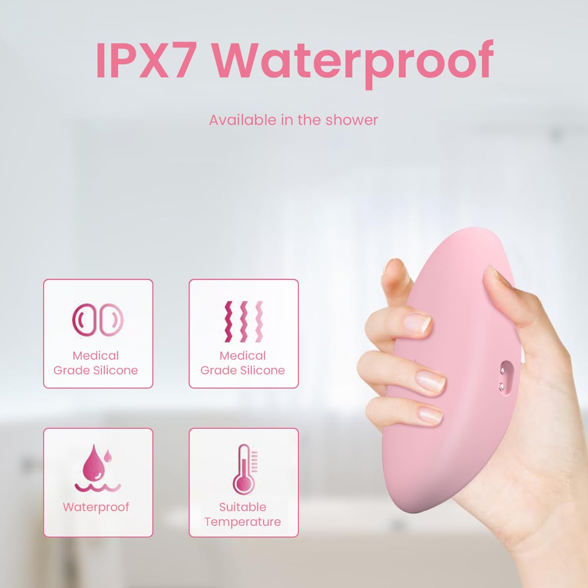 SNOWIE SOFT Lactation Massage for Breastfeeding with Heat and 3 Vibration Modes | Skin Friendly Silicone Design