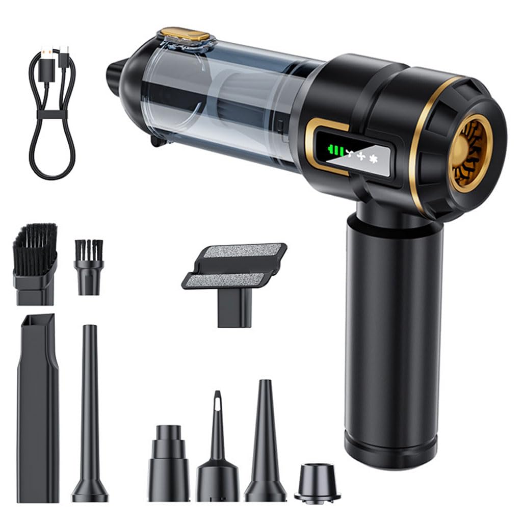 STHIRA Wireless Car Vacuum Cleaner for Car and Home with 16000Pa Suction and LCD Display | 6000mAh Battery