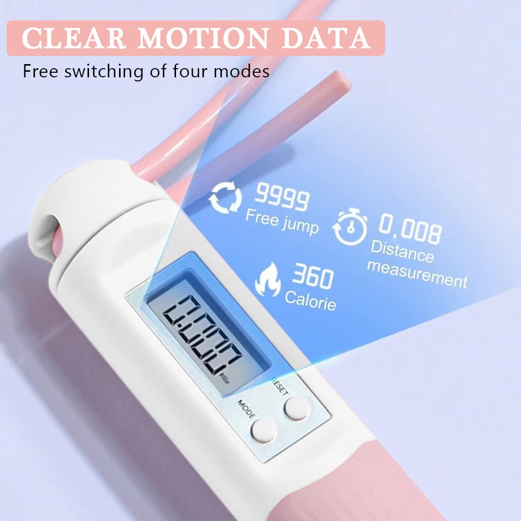 Proberos Kids Skipping Rope for Exercise with 2.8m Adjustable Length and Anti Slip Handles | Soft TPE Cover for Safe Fun