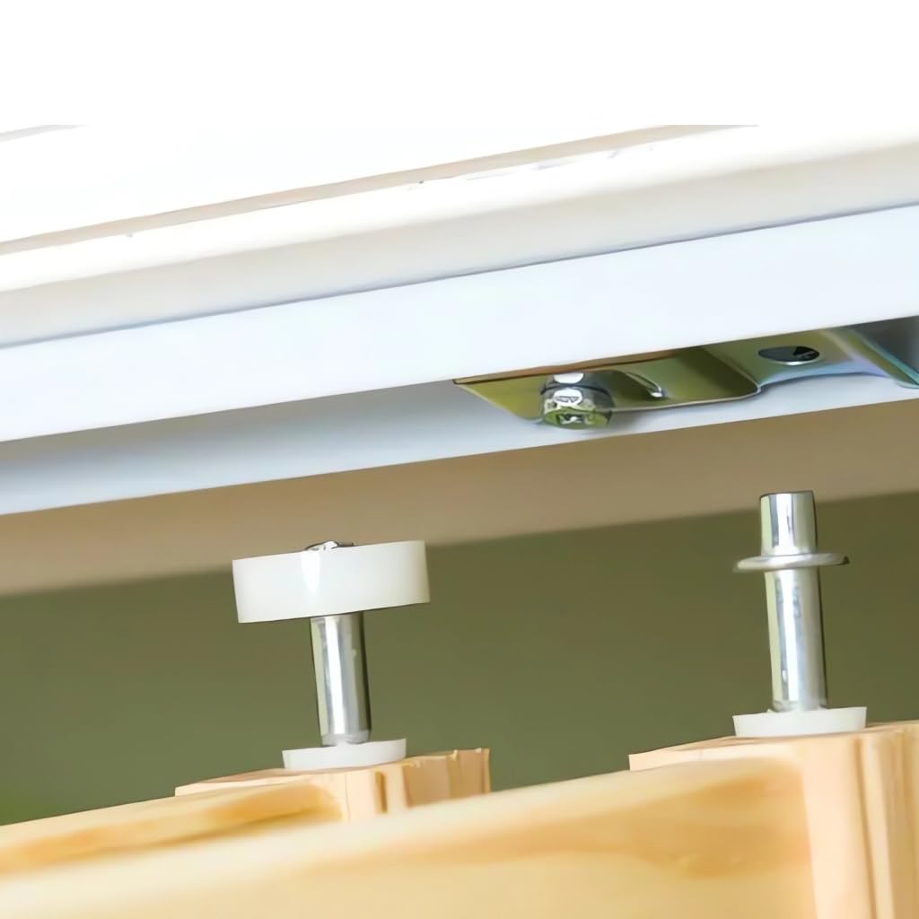 Serplex Bifold Door Hardware Repair Kit for Closet and Folding Doors with 3/8 Pivot and 7/8 Guide Wheel | Carbon Steel Brackets and Smooth Sliding Design