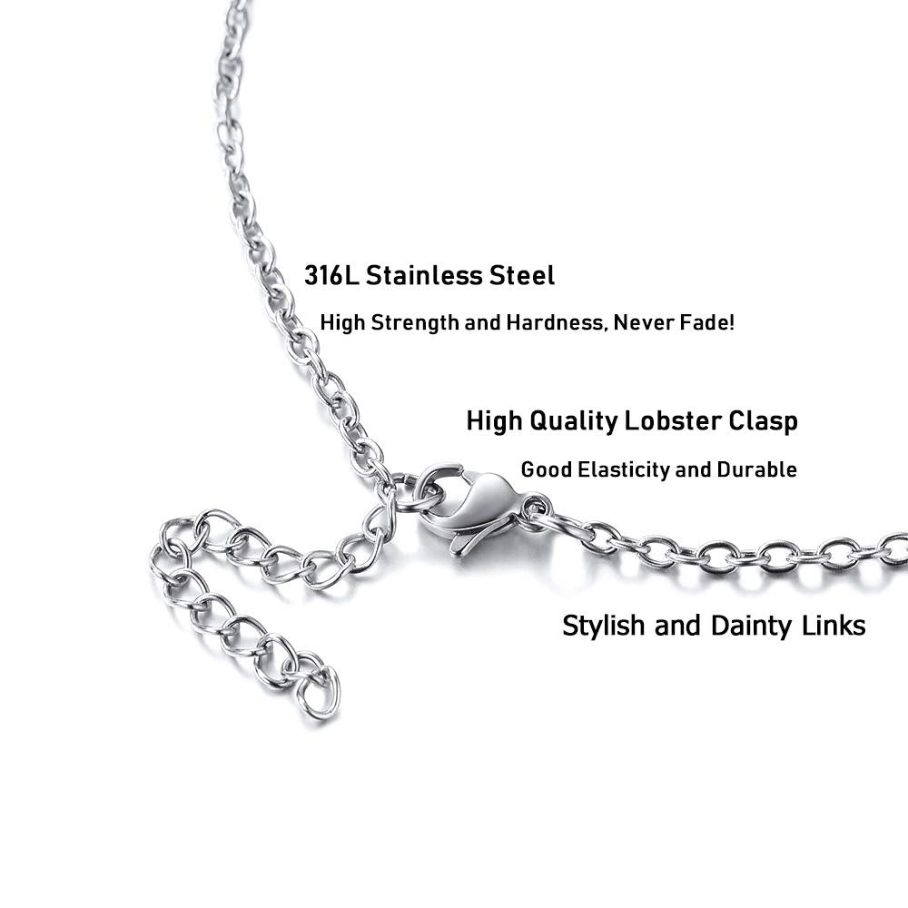 SANNIDHI Yin Yang Taiji Necklaces for Couples and Friends with 20–22 in Adjustable Alloy Chain | Symbol of Harmony and Balance