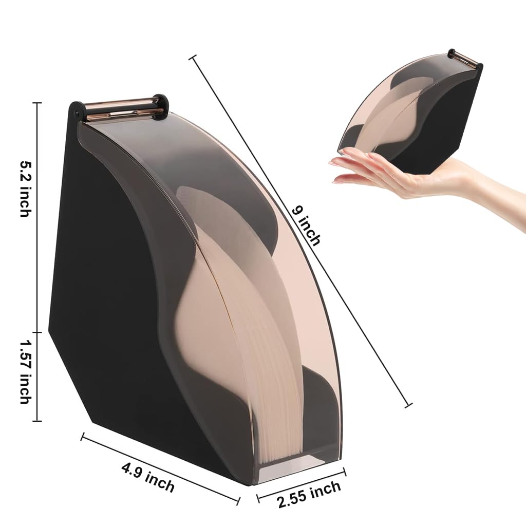 Supvox Coffee Filter Holder for #1 #2 #4 Cone Filters with Moisture-Proof Lid | Acrylic Organizer