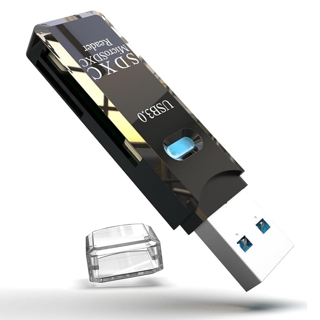 ZORBES USB3.0 Micro SD Card Reader with 5Gbps Transfer Speed and 2‑in‑1 Dual Slot Design | Supports Up to 512GB