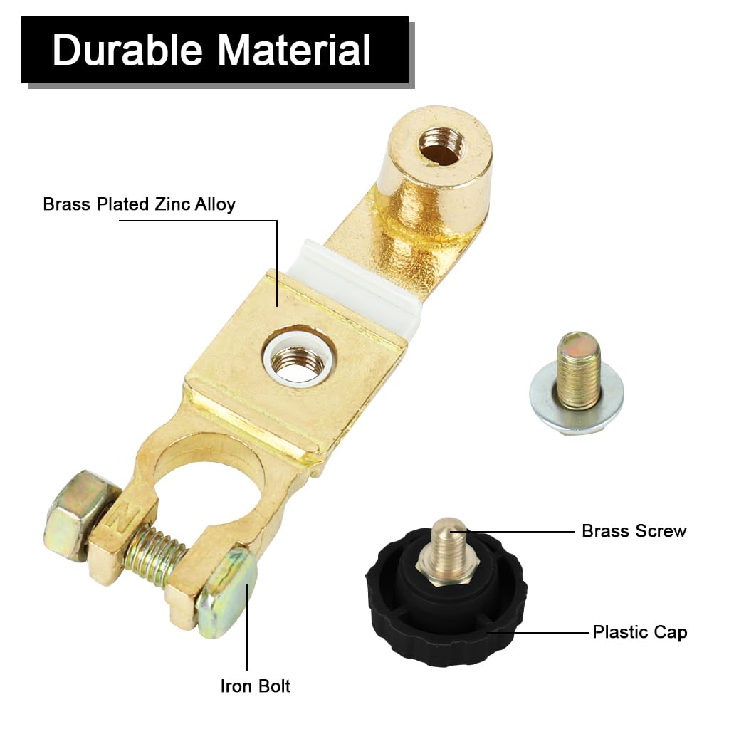 STHIRA Battery Power Switch for Car Boat and RV featuring Full Copper Build and 12–48V Range